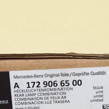 NEW MERCEDES-BENZ SLK R172 REAR RIGHT TAILLIGHT A1729066500 ORIGINAL