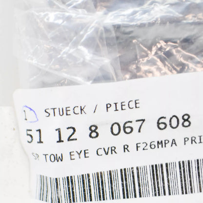 NEW BMW X4 F26 REAR BUMPER TOWING EYE COVER 51128067608 8067608 ORIGINAL