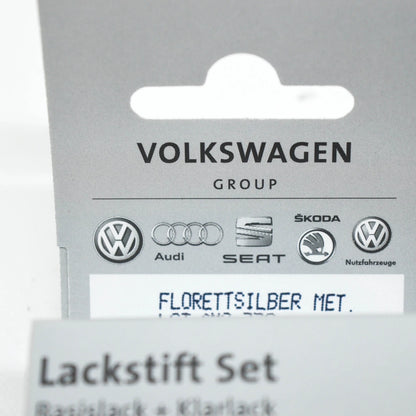 NEW VOLKSWAGEN AUDI TOUCH UP PAINT SET FLORETT SILBER LST0M2Z7G ORIGINAL