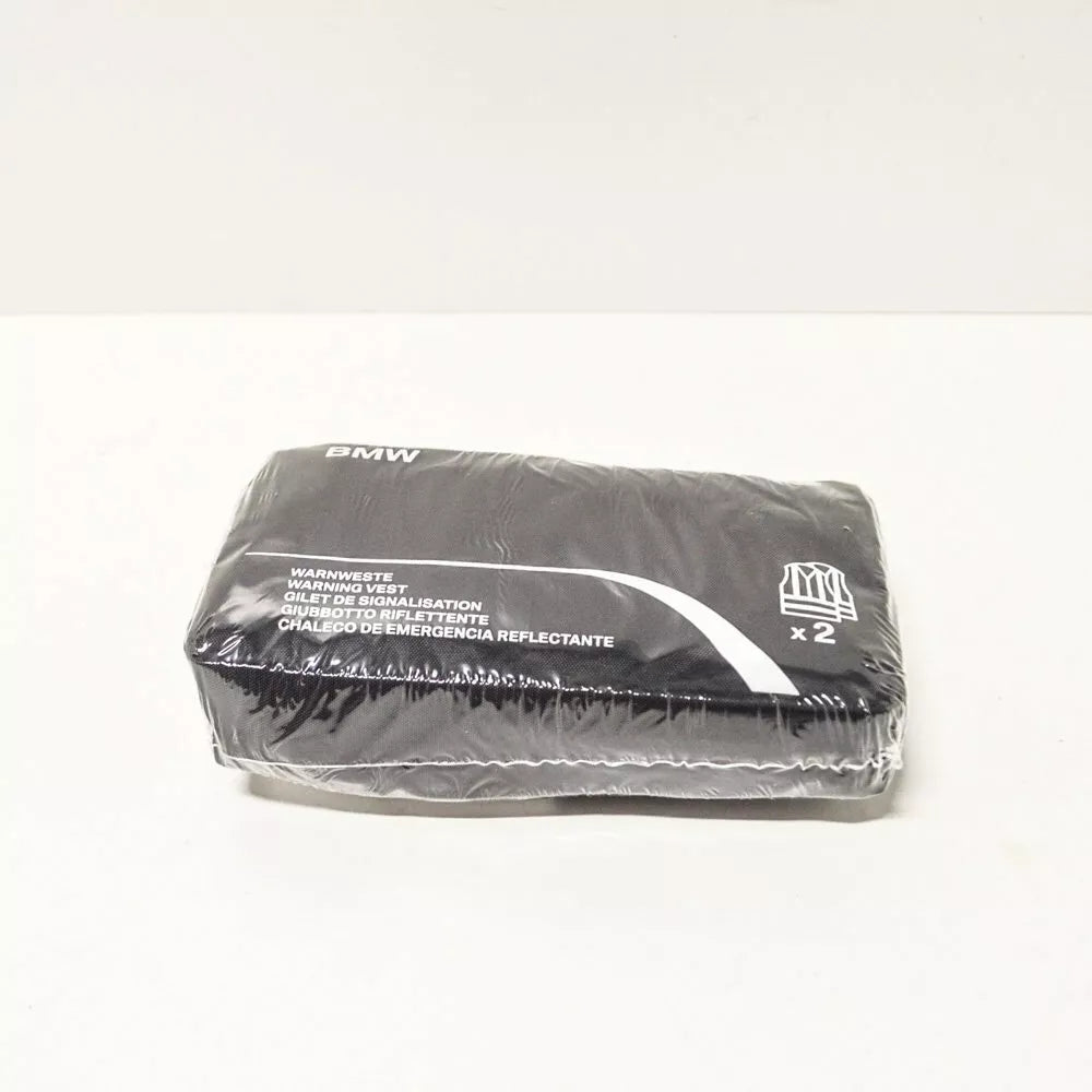 BMW WARNING SAFETY VEST SET OF 2 HIGH VISIBILTY JACKET 2288693 NEW