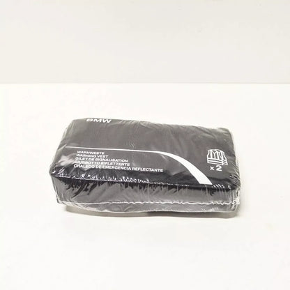 BMW WARNING SAFETY VEST SET OF 2 HIGH VISIBILTY JACKET 2288693 NEW
