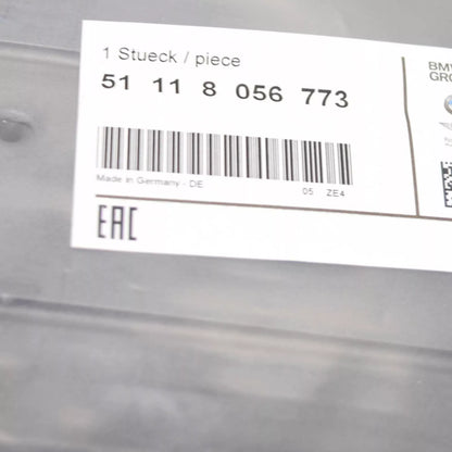 NEW BMW M4 F82 FRONT BUMPER LICENSE NUMBER PLATE 51118056773 2016 ORIGINAL