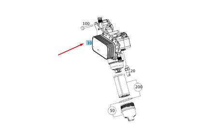 NEW MERCEDES-BENZ VITO W447 OIL FILTER HOUSING A6221800011 ORIGINAL