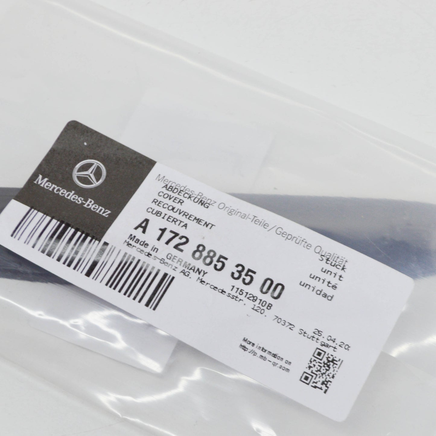 NEW MERCEDES-BENZ SLK R172 REAR LEFT BUMPER AREA COVER A1728853500 ORIGINAL