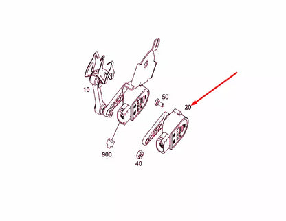 NEW MERCEDES-BENZ C W205 REAR LEFT HEIGHT LEVEL SENSOR A2229050503