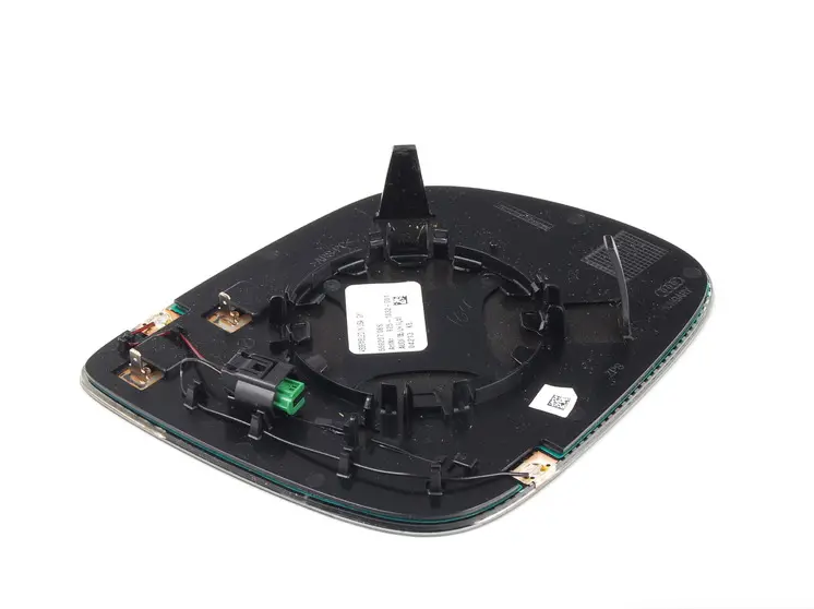 NEW AUDI Q7 4L FRONT LEFT DOOR MIRROR GLASS 8R0857535F ORIGINAL