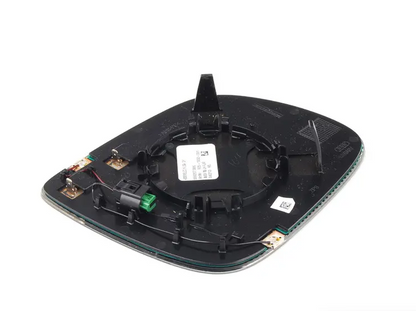 NEW AUDI Q7 4L FRONT LEFT DOOR MIRROR GLASS 8R0857535F ORIGINAL