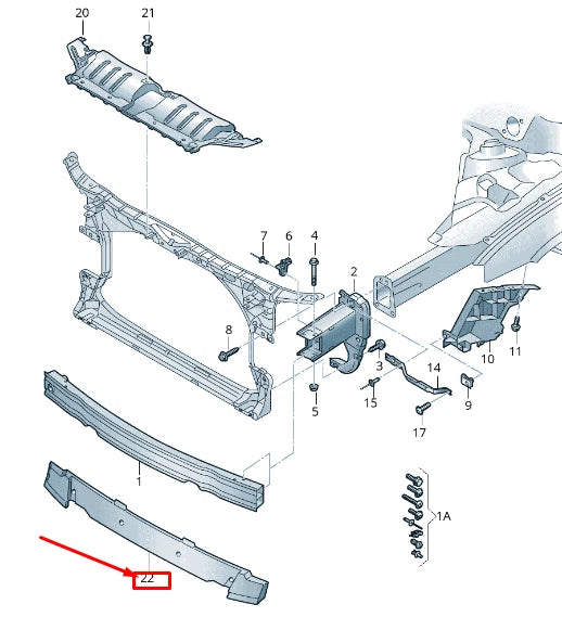 NEW AUDI RS7 SPORTBACK 4G FRONT BUMPER FOAM FILLER PIECE 4G8807550D