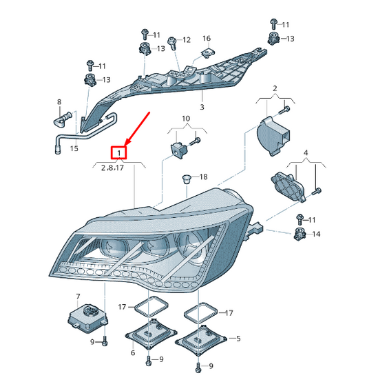 new audi a7 sportback 4g front right headlight rhd 4g8941774a original