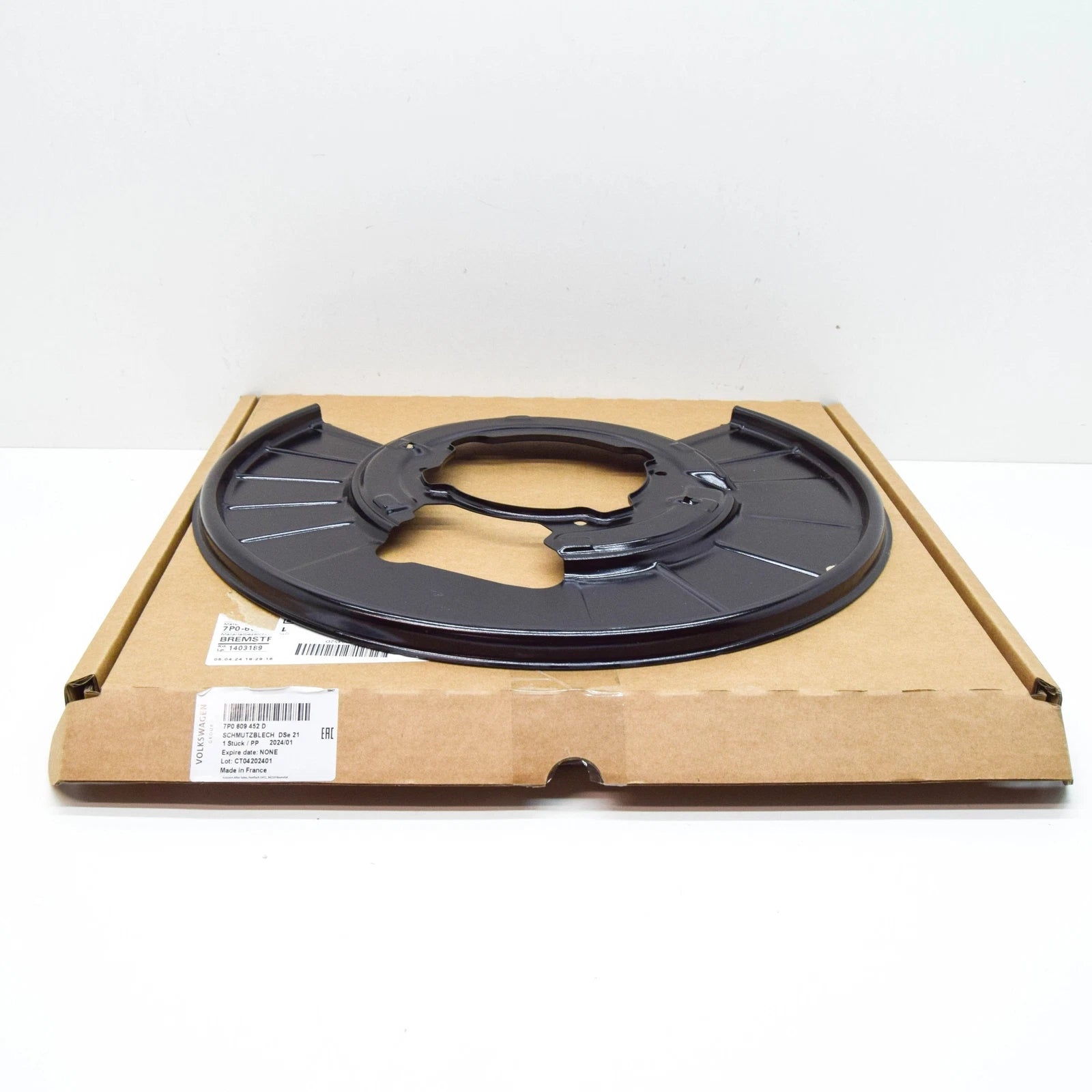 NEW VW TOUAREG 7P REAR RIGHT EL. PARKING BRAKE BACK PLATE 7P0609452D ORIGINAL