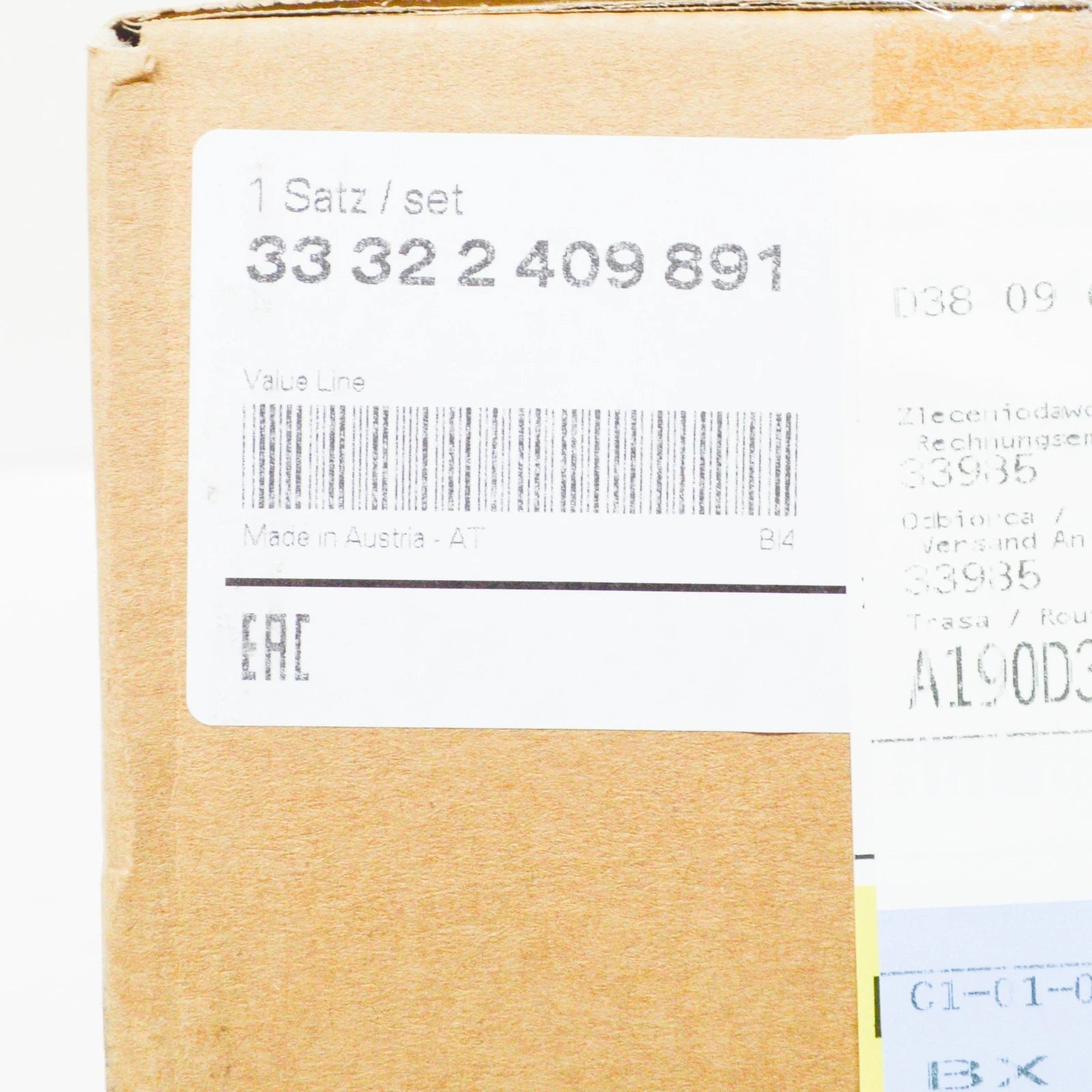 NEW BMW X1 E84 REAR WISHBONE ARM KIT 33322409891 2409891 ORIGINAL