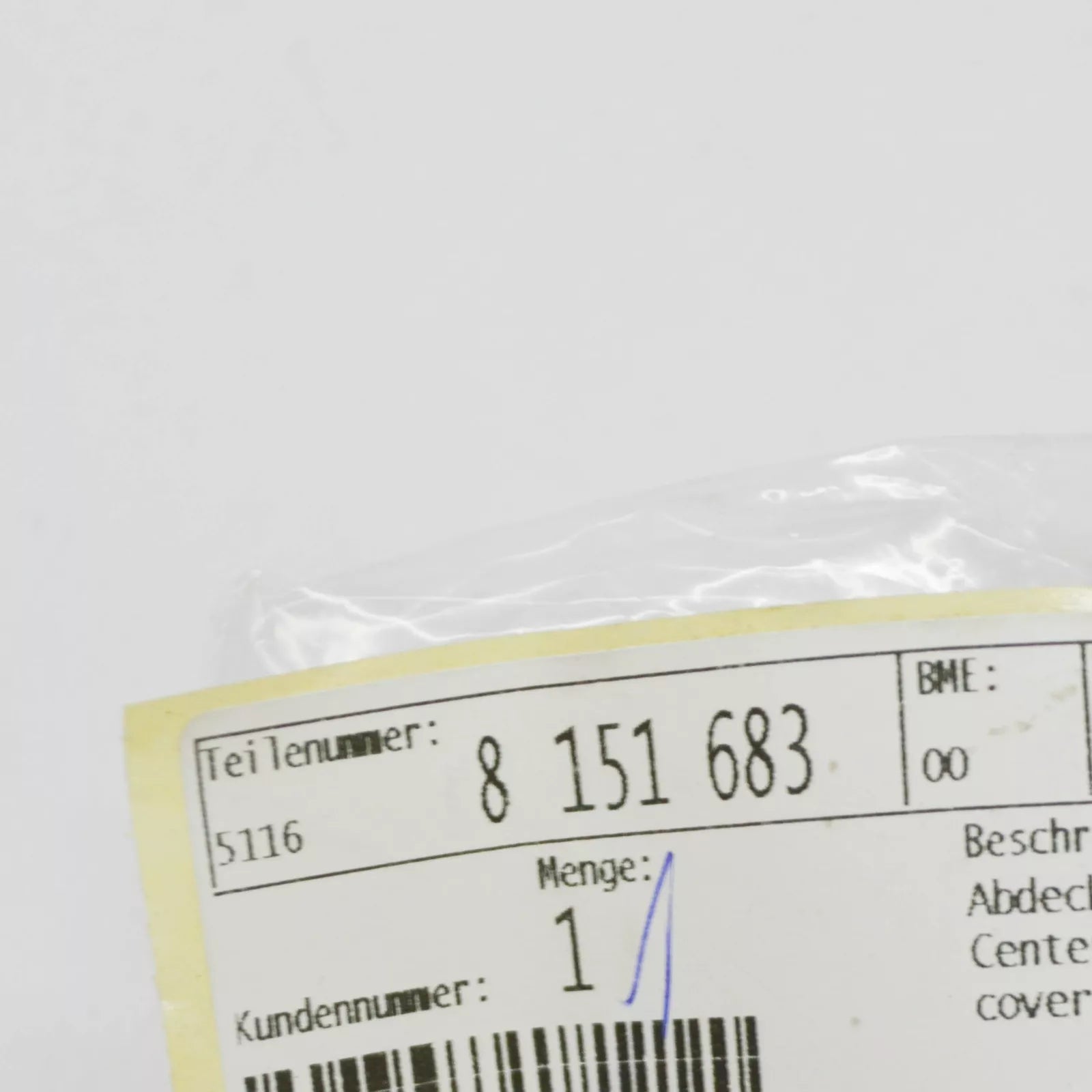 NEW BMW 3 E36 CENTRE ARMREST COVER 51168151683 8151683 ORIGINAL