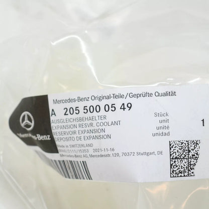 NEW MERCEDES-BENZ C W205 EXPANSION COOLANT RESERVOIR TANK A2055000549 ORIGINAL