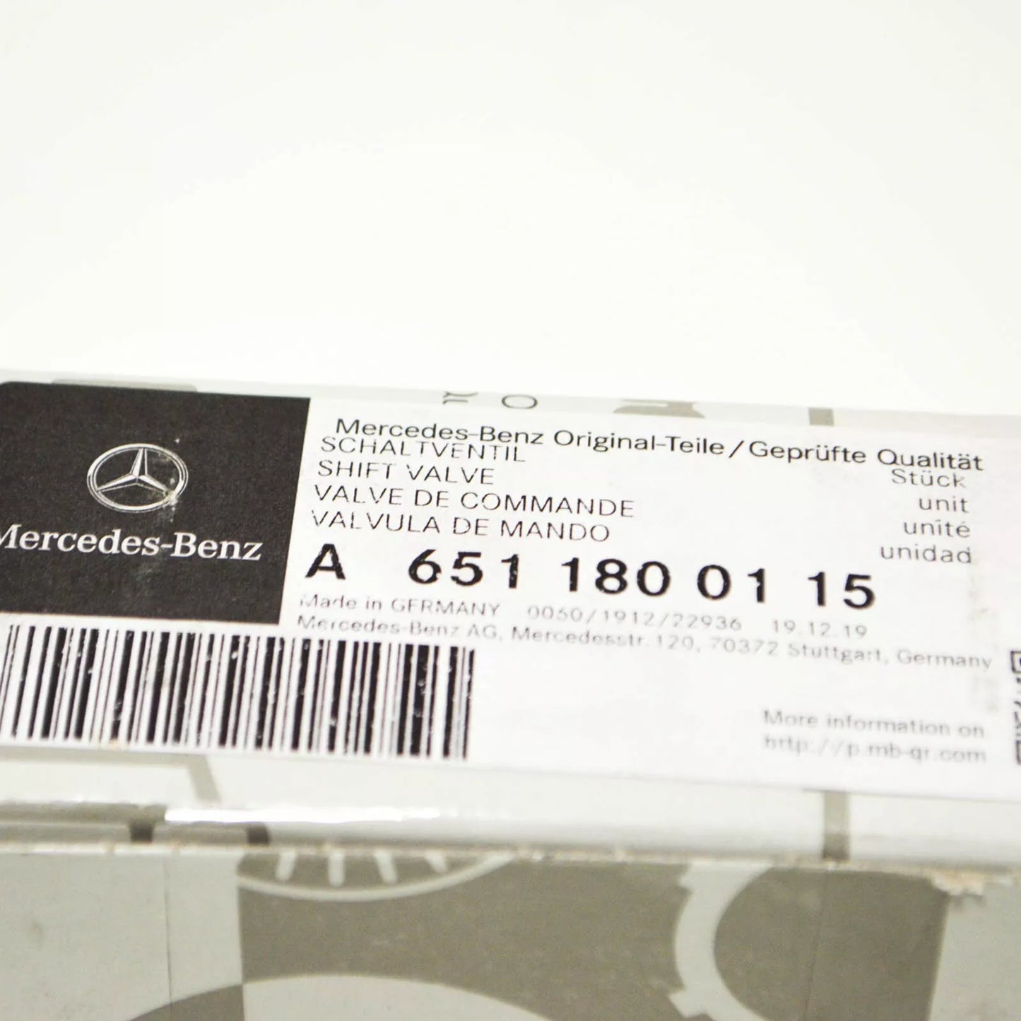 NEW MERCEDES-BENZ E W212 OIL INJECTION SWITCH VALVE A6511800115