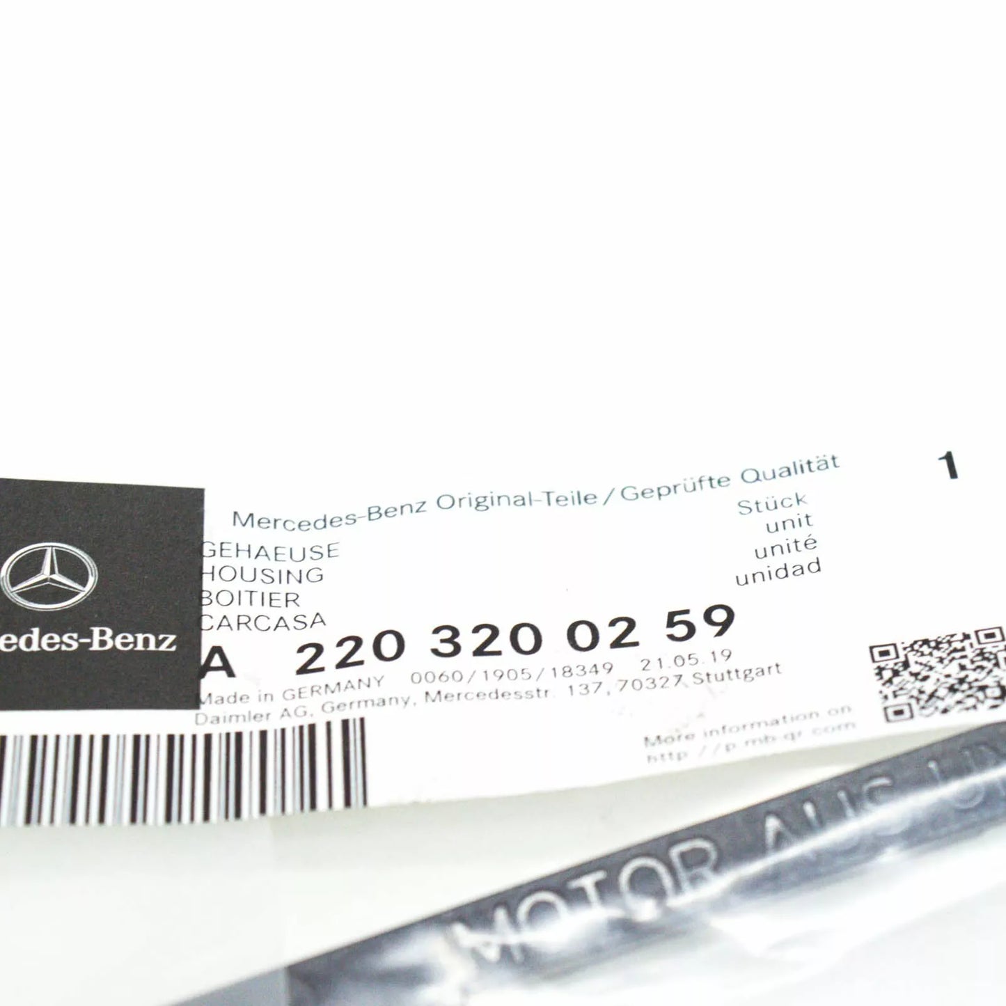NEW MB S W220 ABC RESERVOIR HYDRAULIC FLUID DIPSTICK A2203200259