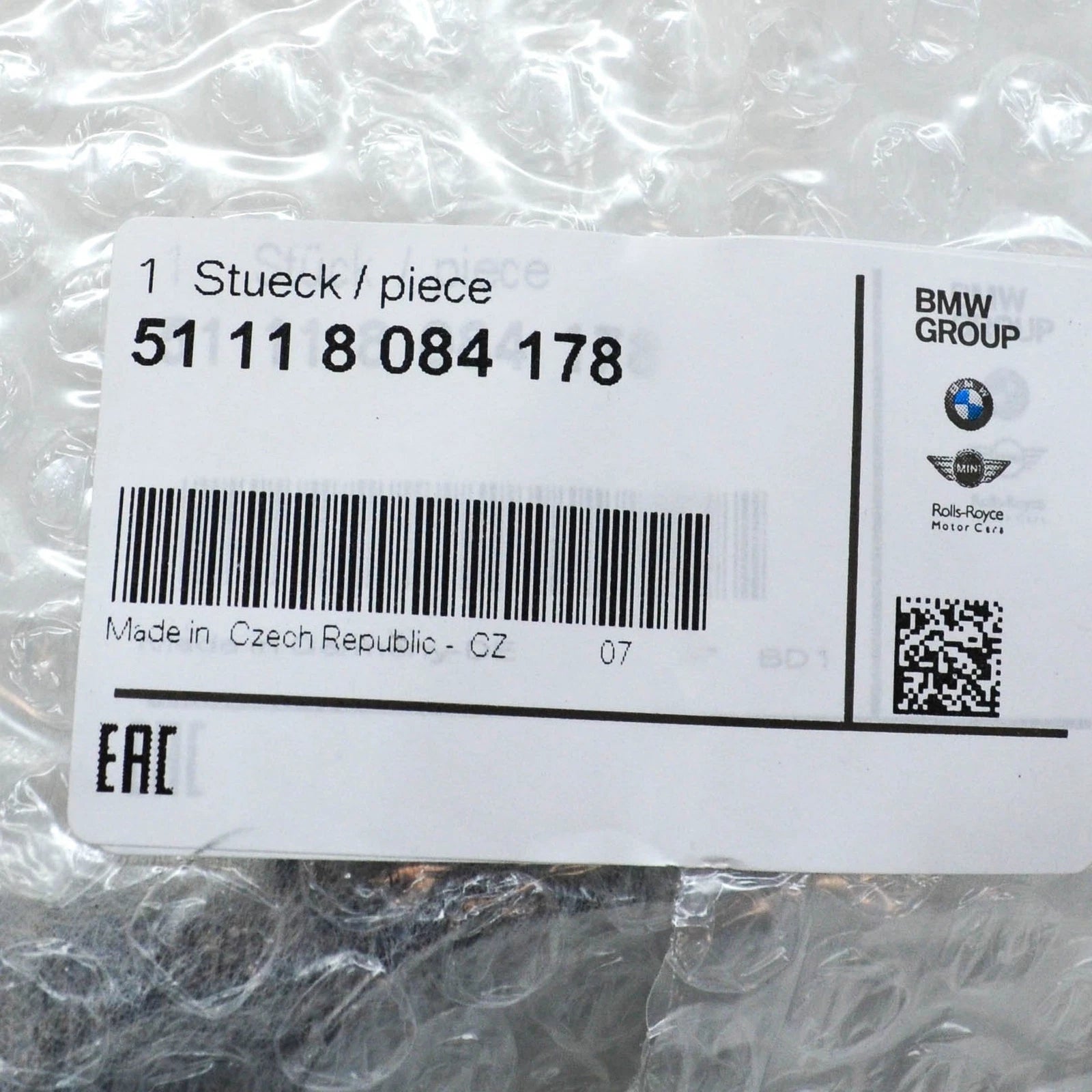 NEW BMW 4 COUPE M G82 FRONT BUMPER RIGHT SUPPORT COVER 51118084178 ORIGINAL