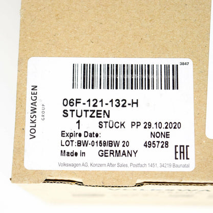 NEW AUDI A1 8X COOLANT WATER CONNECTION 06F121132H ORIGINAL