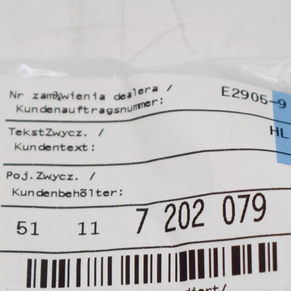 NEW BMW 1 E88 FRONT BUMPER TOW EYE CAP COVER 51117202079 ORIGINAL