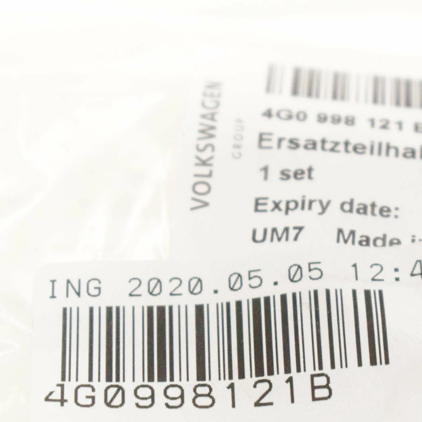 NEW AUDI A6 C7 LEFT HEADLIGHT BRACKET REPAIR KIT 4G0998121B ORIGINAL