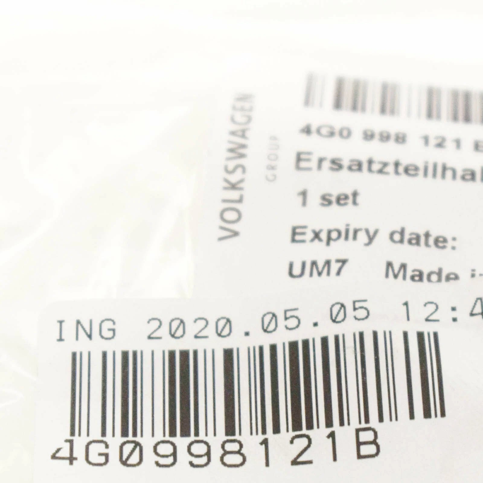 NEW AUDI A6 C7 LEFT HEADLIGHT BRACKET REPAIR KIT 4G0998121B ORIGINAL