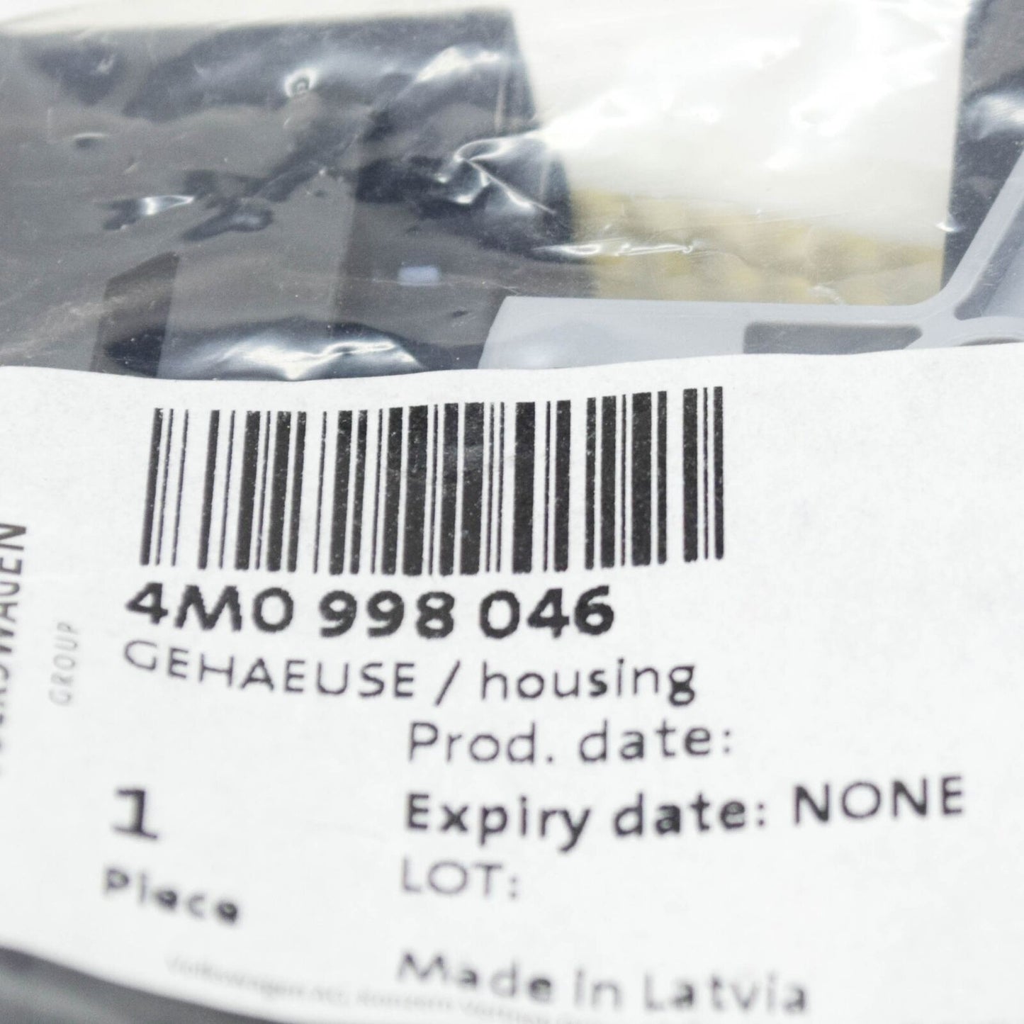 NEW VW TIGUAN AD MK2 LOCKING MECHANISM FLAT HOUSING CONTACT 4M0998046 ORIGINAL