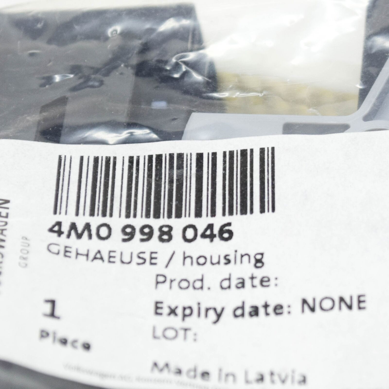 NEW VW TIGUAN AD MK2 LOCKING MECHANISM FLAT HOUSING CONTACT 4M0998046 ORIGINAL