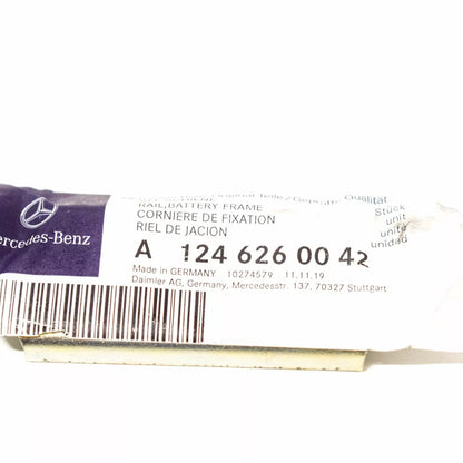 NEW MERCEDES-BENZ E W124 BATTERY HOLD DOWN PLATE A1246260042 ORIGINAL
