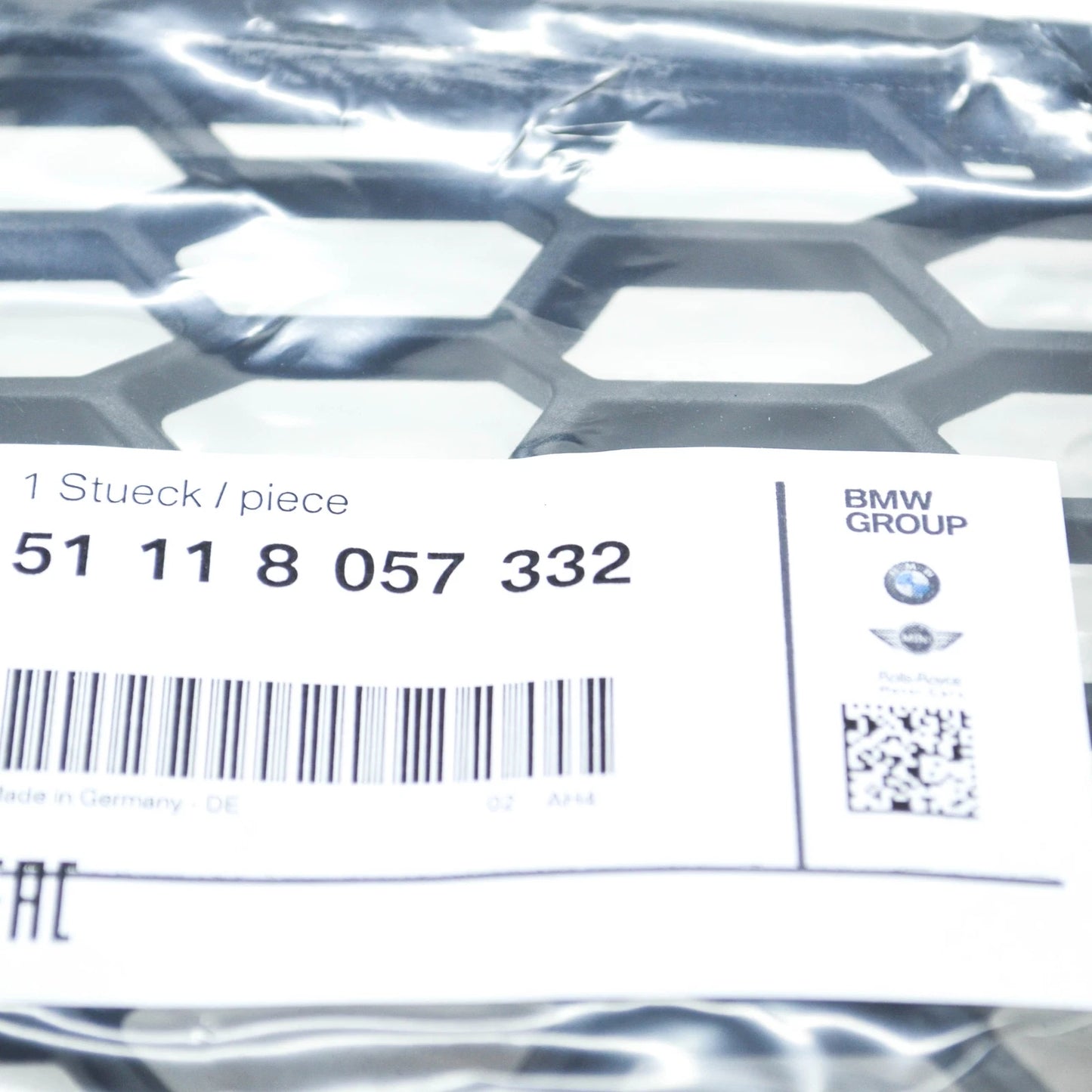 NEW BMW 5 GT F07 RIGHT FOG LIGHT GRILLE M SPORT 51118057332 8057332 2015