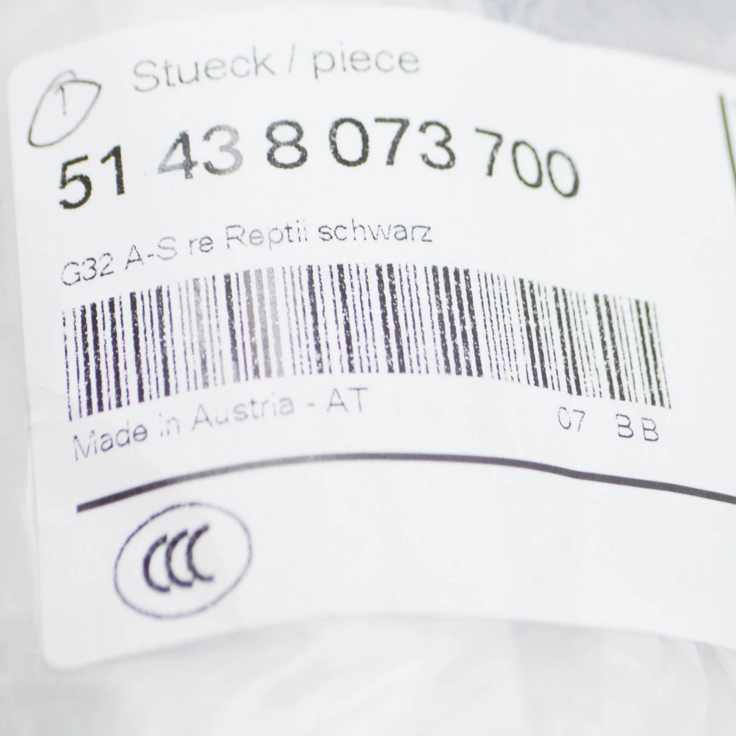 NEW BMW 6 GRAN TURISMO G32 FRONT RIGHT A PILLAR TRIM 51438073700 ORIGINAL