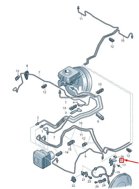 new audi rs7 sportback 4g front left brake hose bracket 4g0611845n original