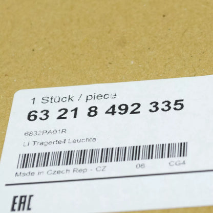 NEW BMW 7 G11 REAR LEFT TAILLIGHT FINISHER BRACKET 63218492335 ORIGINAL