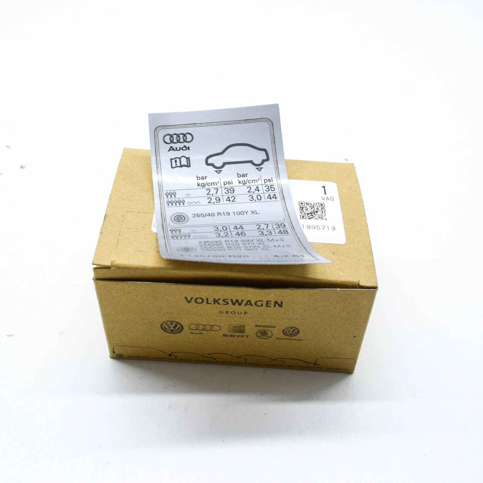 NEW AUDI A6 AVANT C7 TYRE INFLATION PRESSURE LABEL 4G0010502DE ORIGINAL