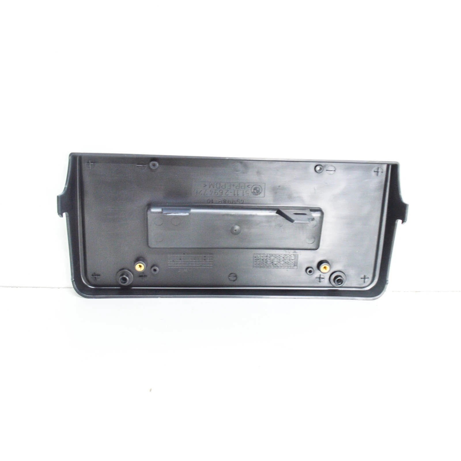 NEW BMW M3 E46 COUPE FRONT BUMPER LICENSE PLATE BASE 51112695262 ORIGINAL