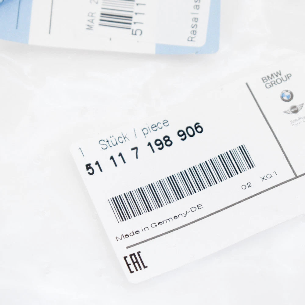 NEW BMW 3 F31 TOURING FRONT BUMPER CENTER GRILLE LOWER 51117198906 ORIGINAL