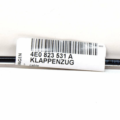 NEW AUDI A8 QUATTRO D3 LID LOCK CABLE 4E0823531A ORIGINAL
