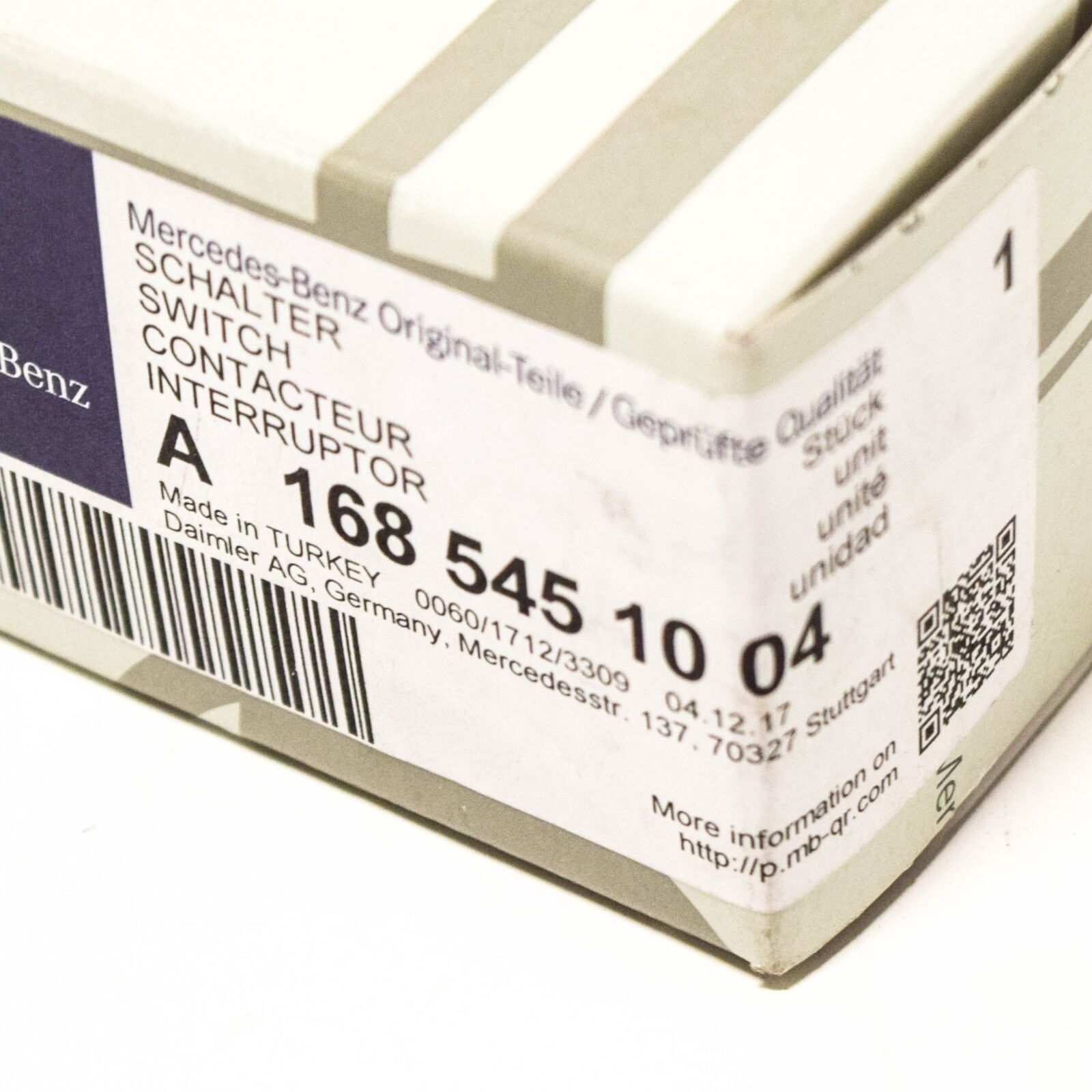 NEW MERCEDES BENZ A CLASS W168 IGNITION STARTER SWITCH A1685451004 ORIGINAL