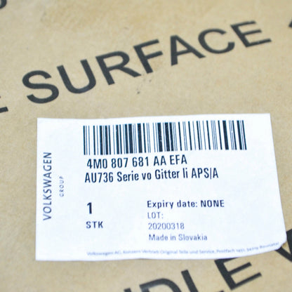 NEW AUDI Q7 4M FRONT BUMPER LEFT LOWER OUTER GRILLE 4M0807681AAEFA ORIGINAL