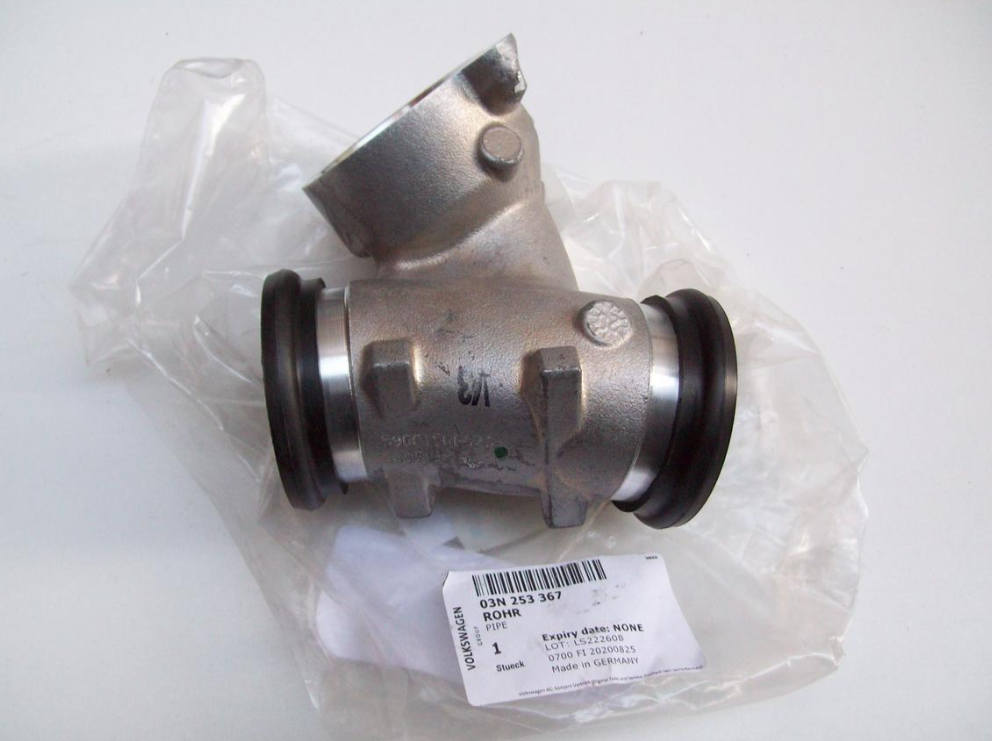 new vw tiguan ad turbocharger connecting pipe 03n253367 original