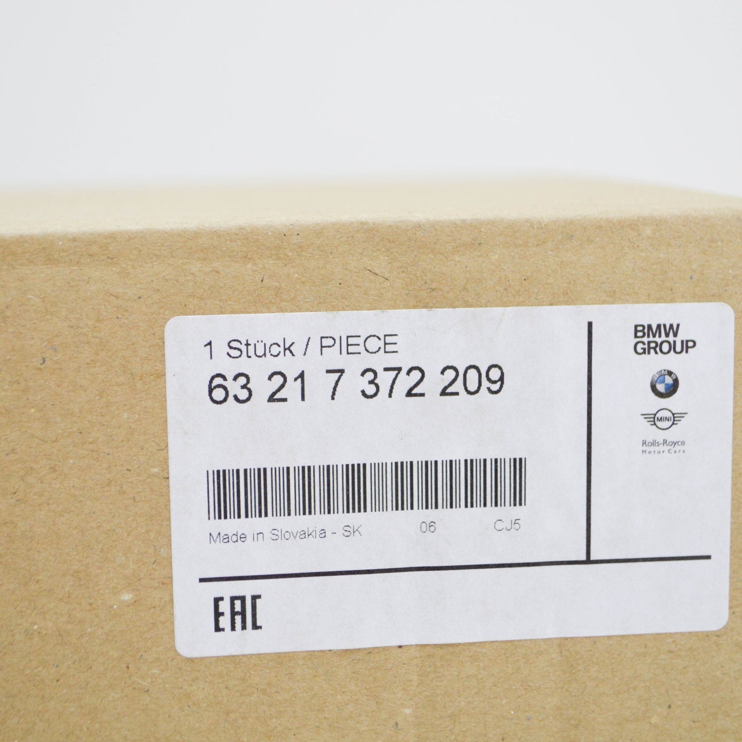 new bmw 3 f31 rear left led tail light 63217372209 original