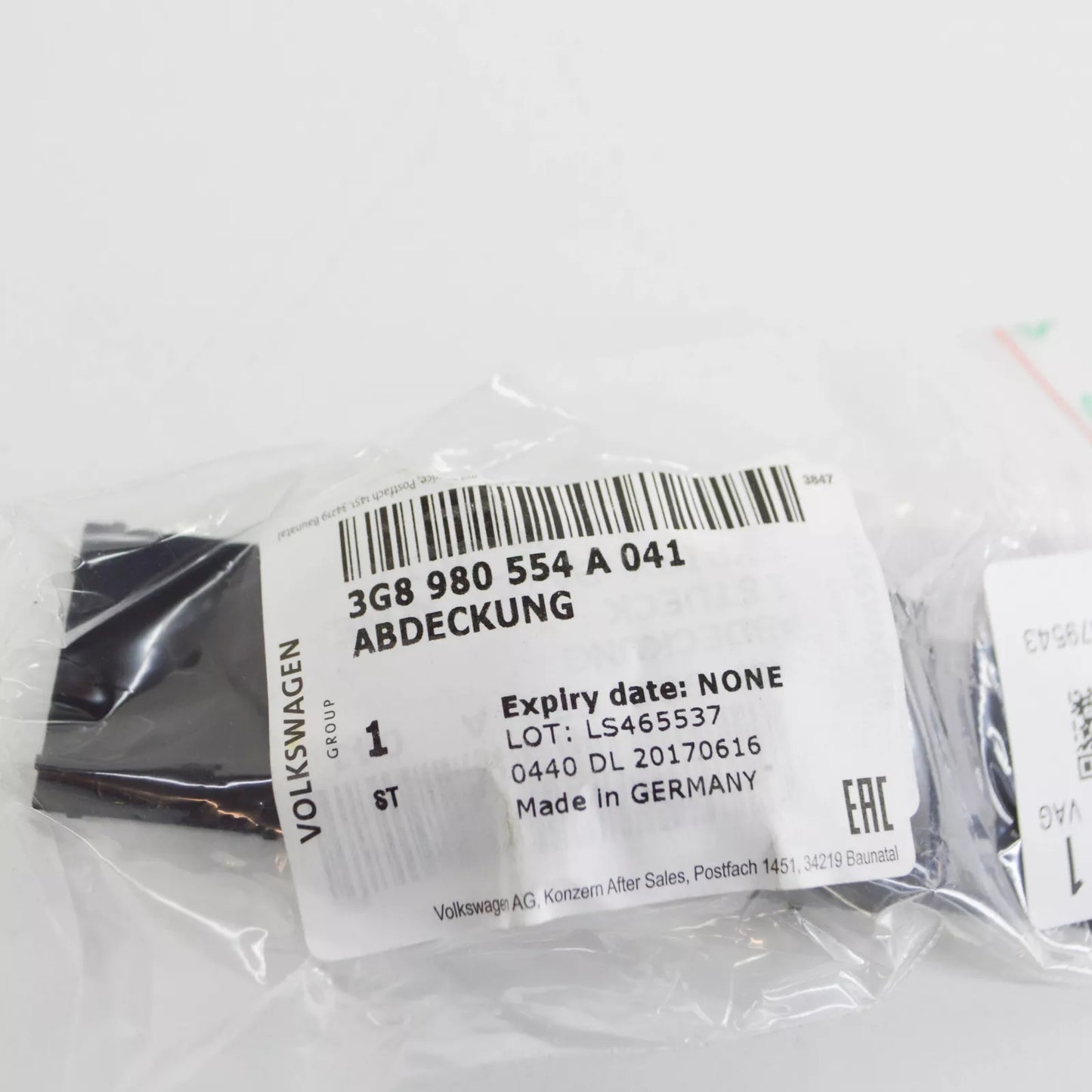 NEW VOLKSWAGEN ARTEON 3H7 FRONT CAMERA COVER 3G8980554A041 ORIGINAL