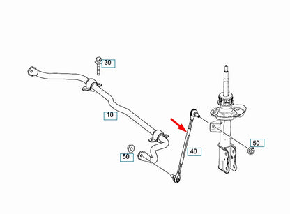 NEW MERCEDES-BENZ B-CLASS W246 FRONT ANTI ROLL BAR TIE ROD A2463200689