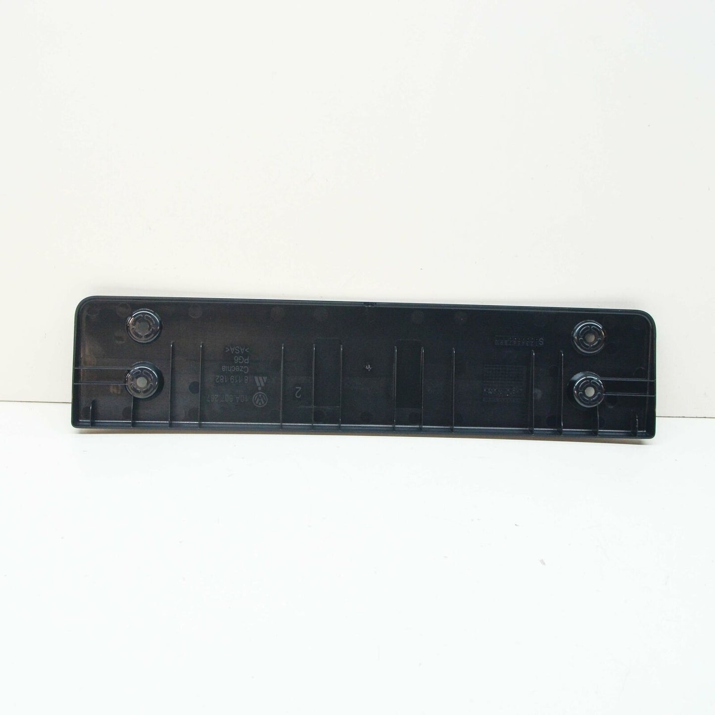 NEW VW ID.3 E11 FRONT BUMPER LICENSE PLATE NUMBER HOLDER 10A8072879B9 ORIGINAL