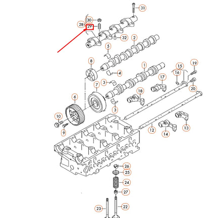 NEW AUDI A6 C6 INJECTOR ADJUSTING SCREW WHT000530 ORIGINAL
