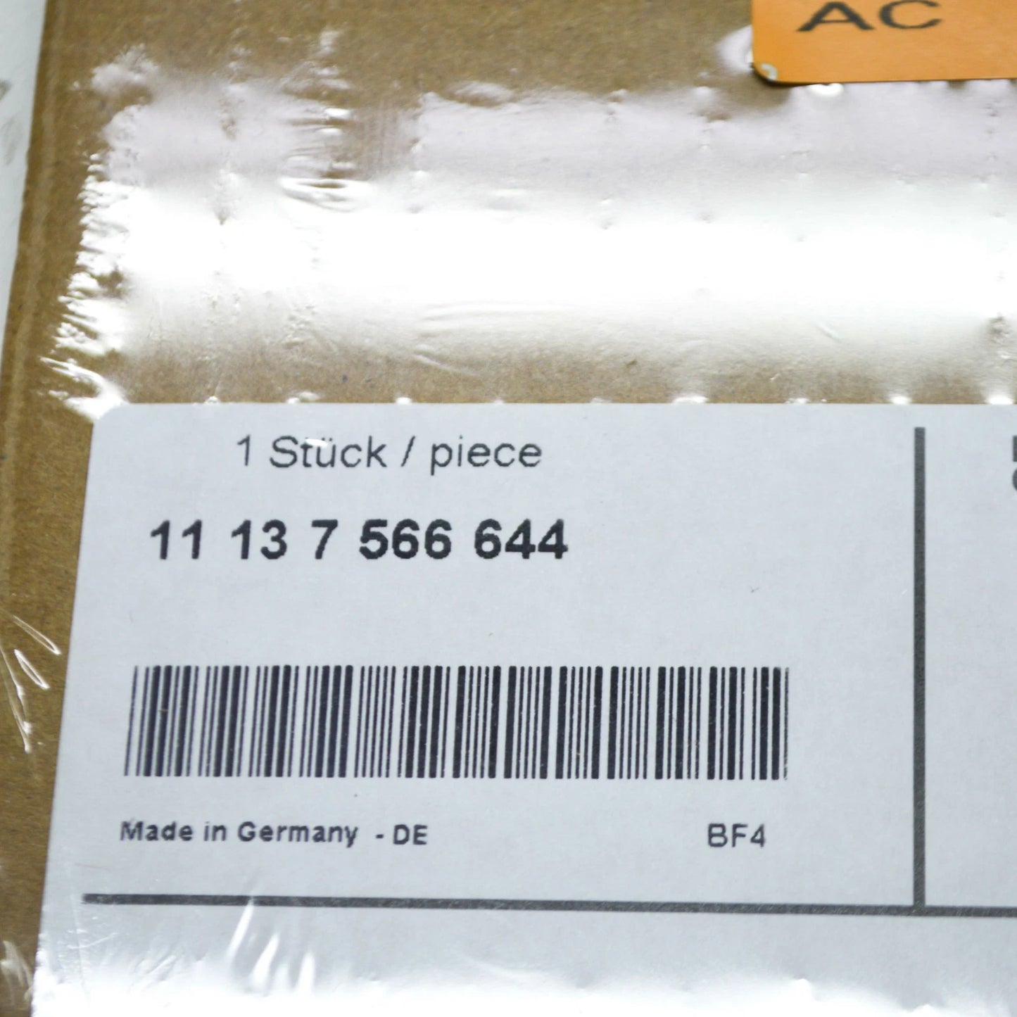 NEW BMW X6 E71, E72 UPPER OIL PAN GASKET 7566644 11137566644 ORIGINAL