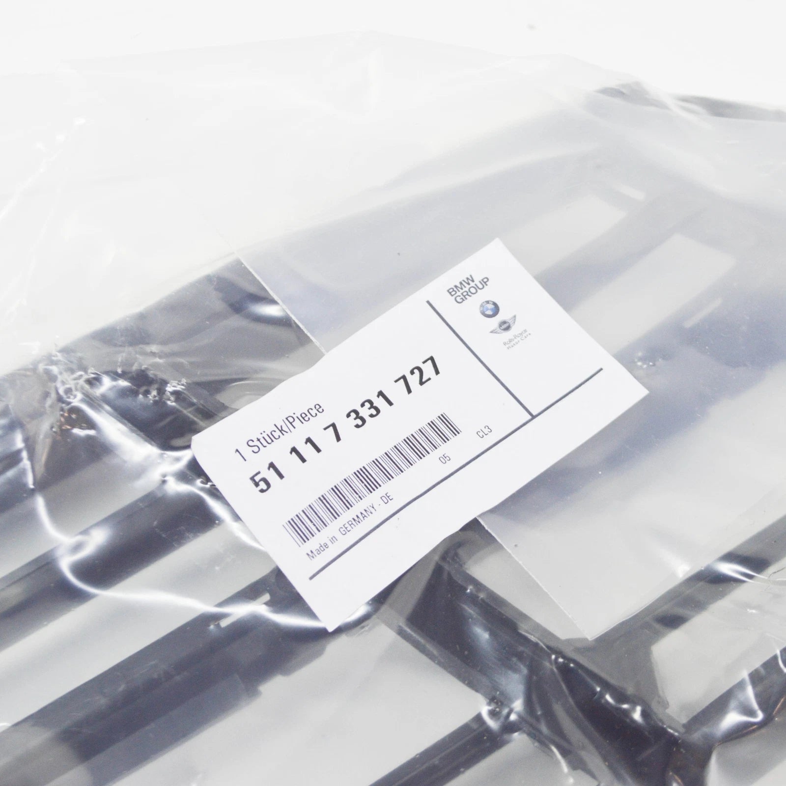 NEW BMW 5 F10 FRONT BUMPER LEFT AIR INTAKE GRILLE 51117331727 2015 ORIGINAL