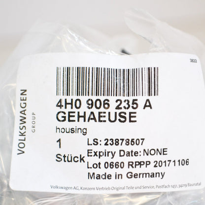 NEW AUDI A6 C7 FLAT CONTACT HOUSING W/ CONTACT LOCK 4H0906235A ORIGINAL