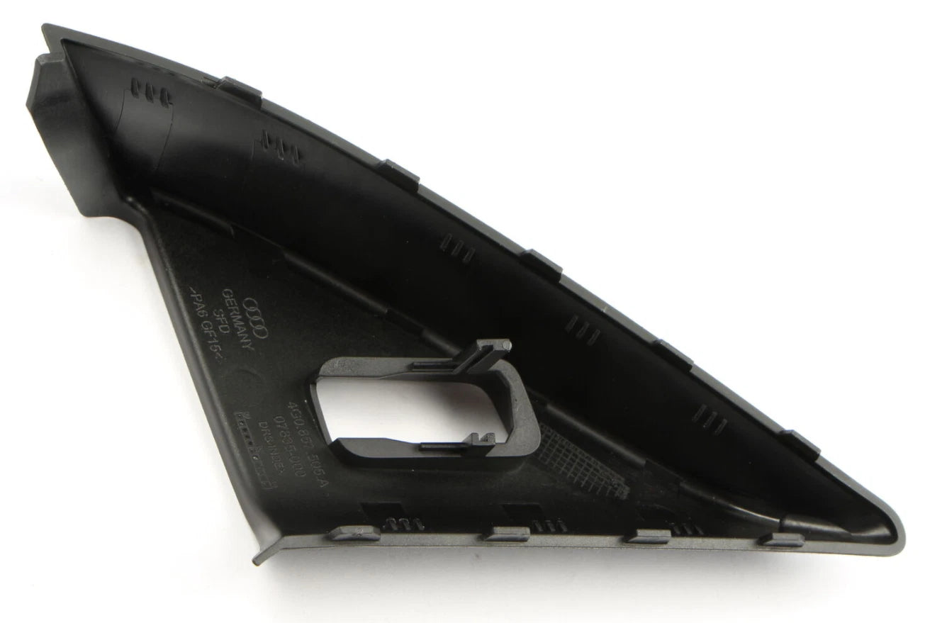 NEW AUDI A6 C7 FRONT LEFT DOOR CORNER INNER COVER LHD 4G0857505A4PK ORIGINAL