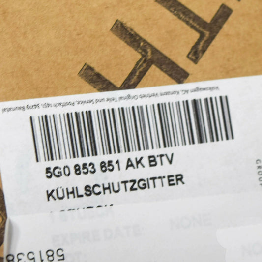 NEW VOLKSWAGEN GOLF MK7 FRONT BUMPER GRILL GTD 5G0853651AKBTV GENUINE