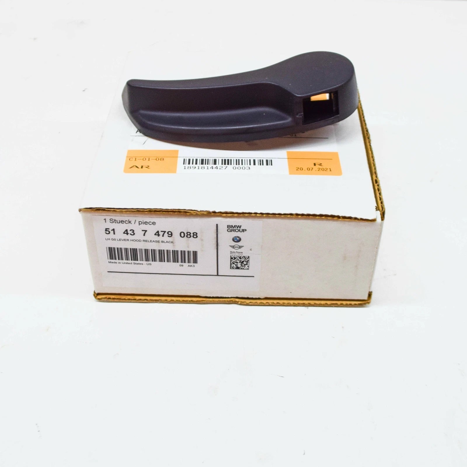 NEW BMW X5 G05 FRONT BONNET HOOD RELEASE HANDLE 51437479088 LHD ORIGINAL