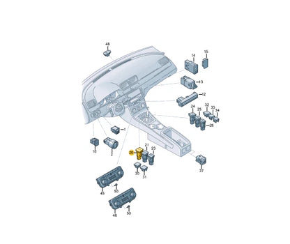 NEW VOLKSWAGEN PASSAT CC 357 ESP SWITCH 3C0927117CREH